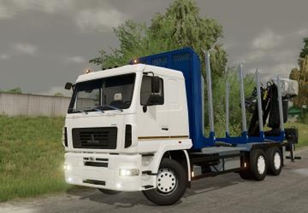 МАЗ Лесовозверсия 1.0.0.2 для Farming Simulator 2022 (v1.8x)