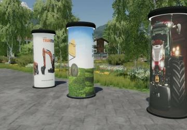Modern Advertising Pillarверсия 1.0.0.0 для Farming Simulator 2022