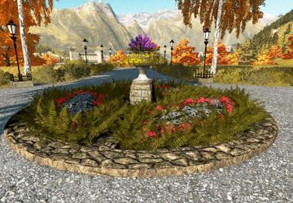 Round Flower Bedверсия 1.0.0.0 для Farming Simulator 2022