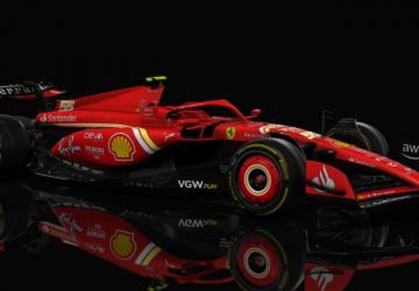 Ferrari SF-24 F1 2024версия 1.0 для Assetto Corsa