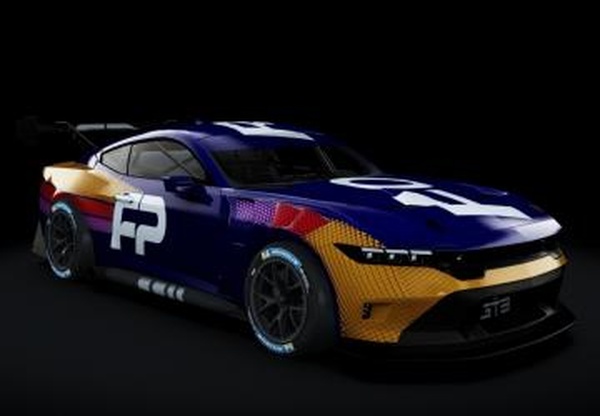 Ford Mustang GT3 2024версия 2.2.1 для Assetto Corsa