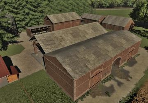 Old Brick Buildings Packверсия 1.0.0.0 для Farming Simulator 2022