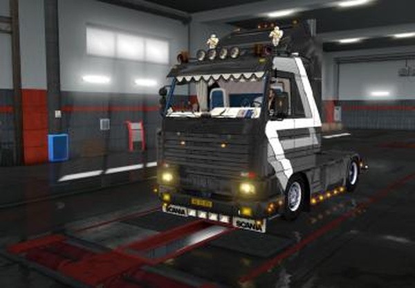 Scania 143m V8 420 Lars Jorgensenверсия 1.0 для Euro Truck Simulator 2 (v1.31.x, - 1.34.x)