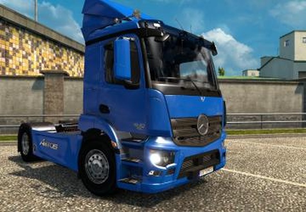 Mercedes-Benz Antos-1840версия 31.01.19 для Euro Truck Simulator 2 (v1.32.x, - 1.34.x)