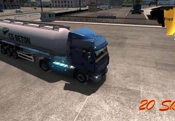 Cement Cisternверсия 1.0 для Euro Truck Simulator 2 (v1.32.x, - 1.34.x)