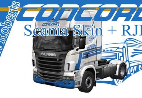 Concord Scania Skinверсия 1.1 для Euro Truck Simulator 2 (v1.33.x)