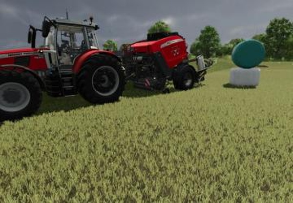 Fendt / Massey Ferguson bale wrappersверсия 1.1 для Farming Simulator 2025