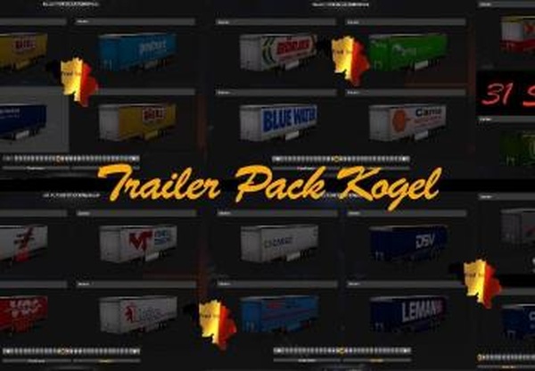 Kögel Trailer Packверсия 1.0 для Euro Truck Simulator 2 (v1.32.x, 1.33.x)