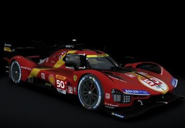 Ferrari 499P LMDhверсия 1.1 для Assetto Corsa