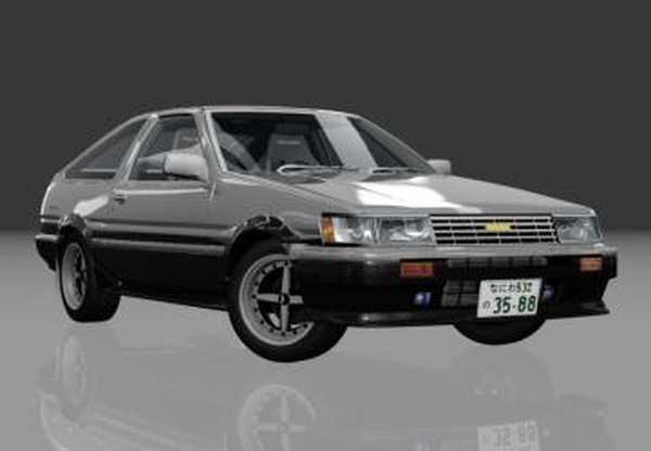 Touge Workshhop Toyota Corolla Levin GT-Apex Zenki Hatchback Nightдля Assetto Corsa