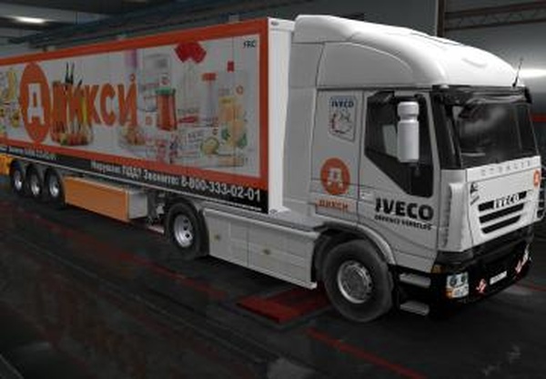 Комбо пак «Дикси» для Iveco Stralisверсия 2.0 для Euro Truck Simulator 2 (v1.32.x)