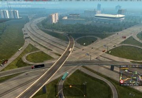 Realistic Russian Highwaysверсия 6.0 для Euro Truck Simulator 2 (v1.33.x)