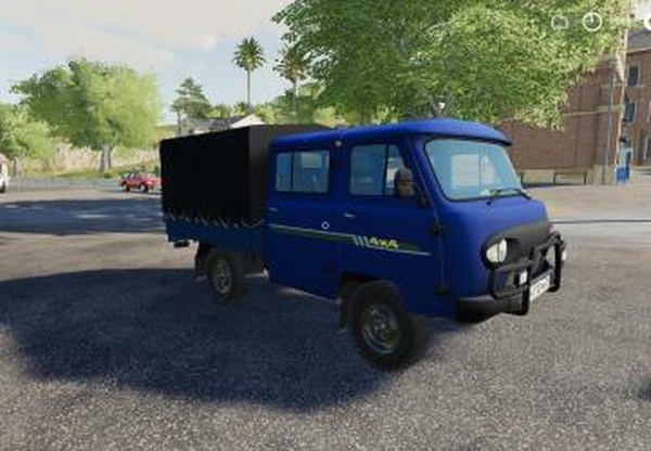 УАЗ 39094 Фермерверсия 1.0 для Farming Simulator 2019 (v1.5.1.0)