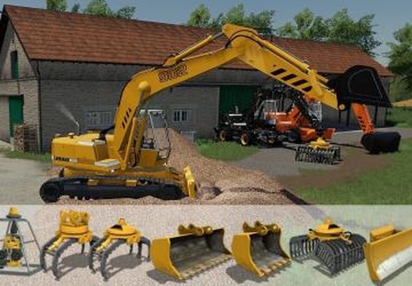 Excavator Liebherr 902 Packверсия 1.0.0.1 для Farming Simulator 2019 (v1.5.x)