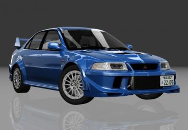 Touge Workshhop Mitsubishi Lancer Evolution VI Night-ver.v1.0 для Assetto Corsa
