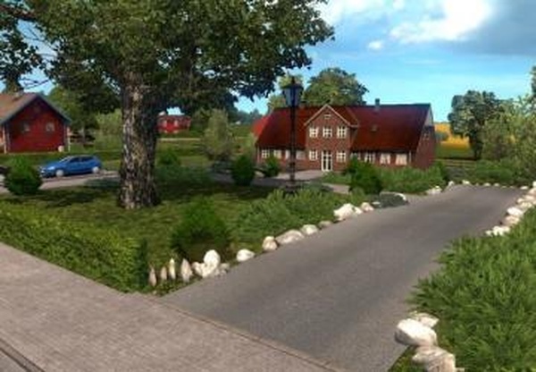 Simple House in Esbjergверсия 1.0 для Euro Truck Simulator 2 (v1.33.x, - 1.37.x)