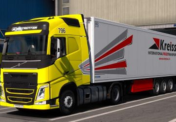 Скин «Kreiss» для своего прицепаверсия 1.0 для Euro Truck Simulator 2 (v1.32.x, 1.33.x)