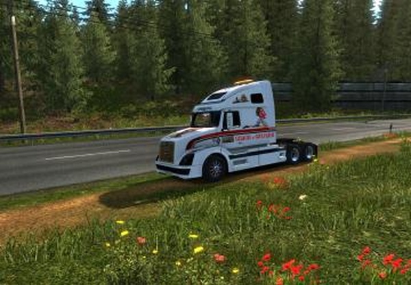Скин *МОЁ* для Volvo VNL670версия 1.0 для Euro Truck Simulator 2 (v1.32.x, 1.33.x)