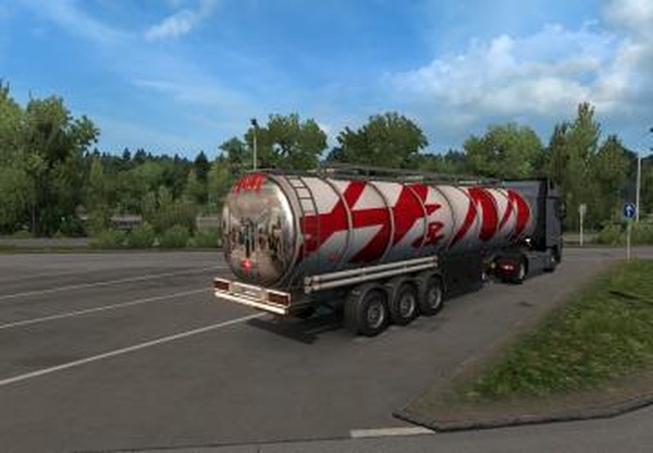 Пак скинов «Strickerbomb» для прицеповверсия 1.0 для Euro Truck Simulator 2 (v1.28.x, - 1.33.x)