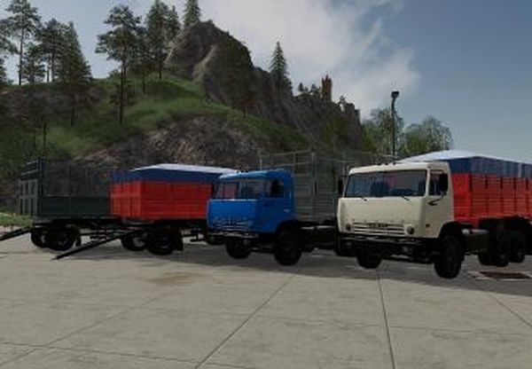 КамАЗ-55102версия 1.2 для Farming Simulator 2019 (v1.5.x)