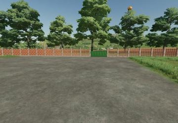 Brick Fence And Metal Gateверсия 1.0.0.0 для Farming Simulator 2022