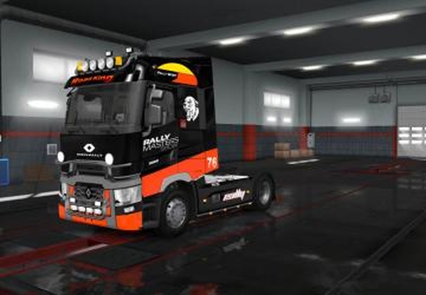 Скин Rally для Renault Range Tверсия 2.0 для Euro Truck Simulator 2 (v1.33.x)