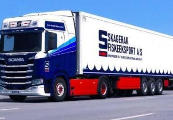 Скин «Skagerak» для прицепа Krone и Scania R2016v1.0 для Euro Truck Simulator 2 (v1.32.x, 1.33.x)