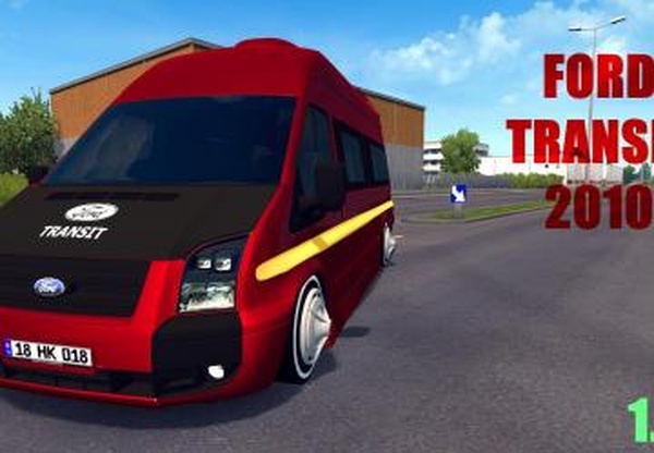 Ford Transit 2010версия 1.2 для Euro Truck Simulator 2 (v1.33.x, 1.34.x)