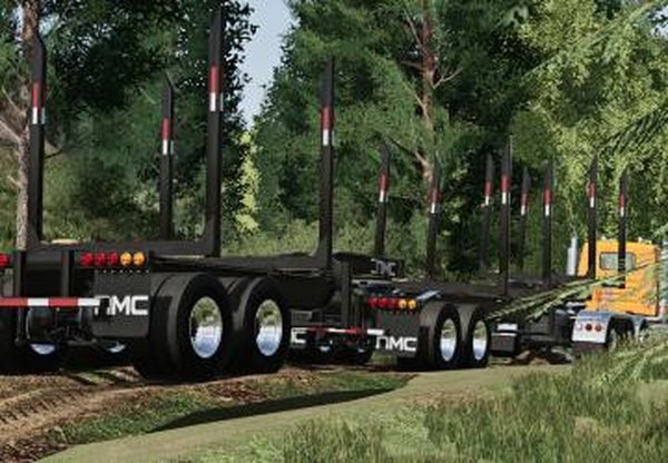 NMC US Log Trailersверсия 1.0.0.0 для Farming Simulator 2019 (v1.5.x)