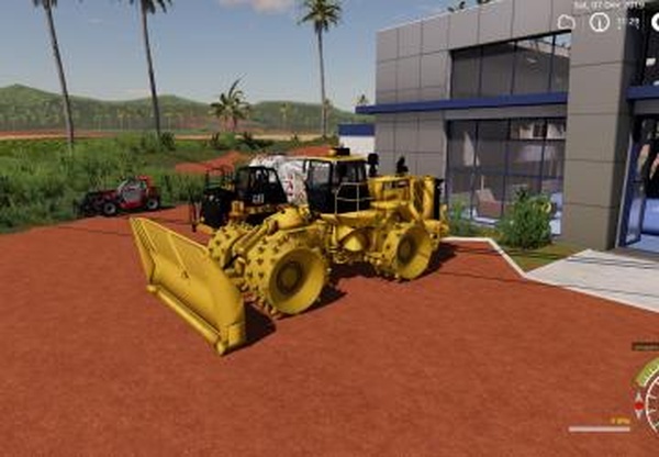 Cat 836Kверсия 0.1 для Farming Simulator 2019