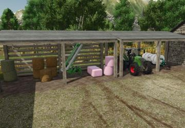 Pack of 2 wooden buildingsверсия 1.0.0.0 для Farming Simulator 2025