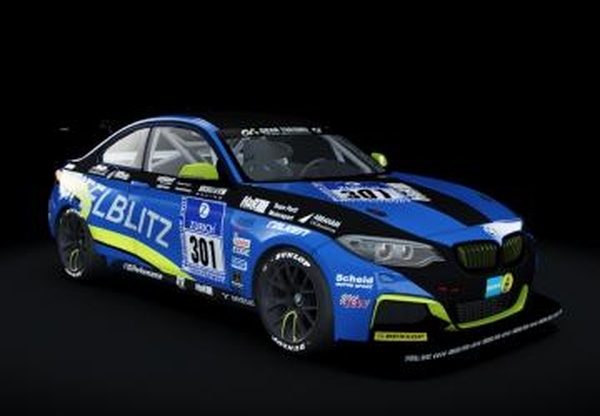 BMW M220i ADAC 24Hoursверсия 1.1 для Assetto Corsa