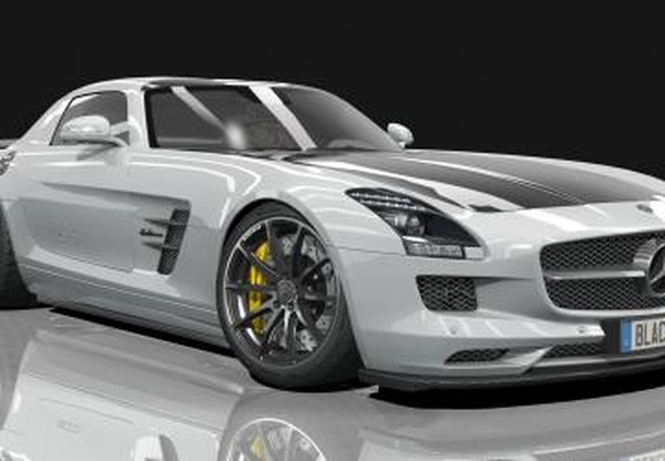 Mercedes SLS AMG Black 800версия 3.51 для Assetto Corsa