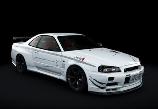 Nissan Skyline GT-R R34 V-Spec MINESверсия 1.0.1 для Assetto Corsa