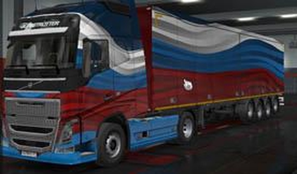 Russian Paint Jobs for Ownerships trailers packv1.0 для Euro Truck Simulator 2 (v1.33.x, - 1.43.x)