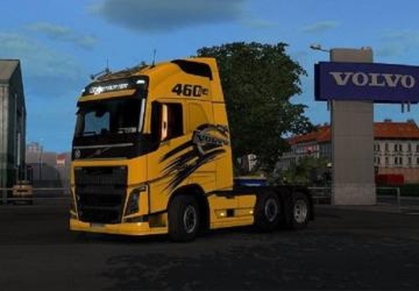 Скин «Volvo» для Volvo FH 2012версия 1.0 для Euro Truck Simulator 2 (v1.28.x, - 1.33.x)