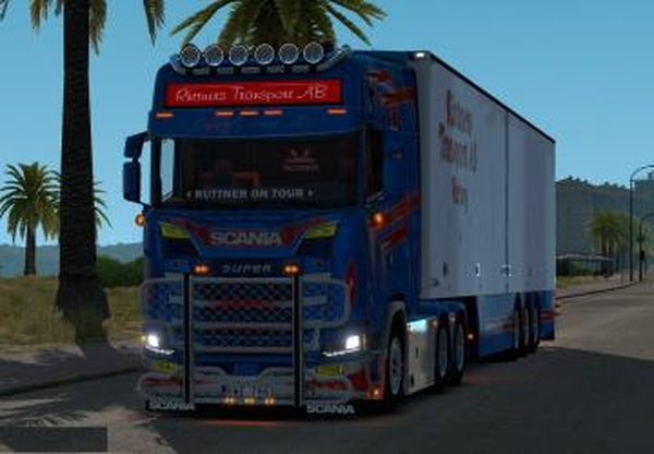 Scania S580 Ruttnersверсия 1.0 для Euro Truck Simulator 2 (v1.32.x, 1.33.x)