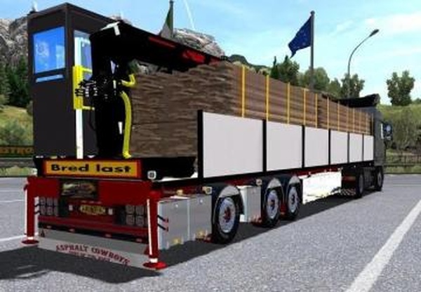 Trailer with Building materialsверсия 1.0 для Euro Truck Simulator 2 (v1.32.x, 1.33.x)
