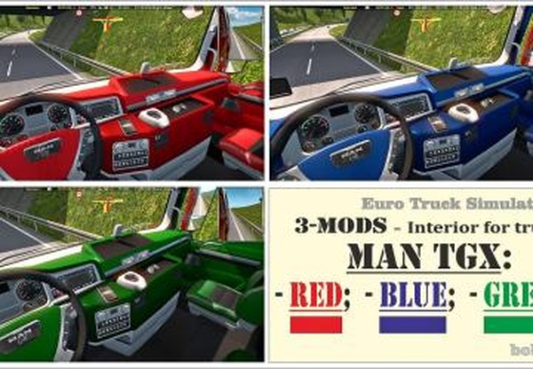 interior for MAN TGXверсия 1.0 для Euro Truck Simulator 2 (v1.30.x, - 1.33.x)