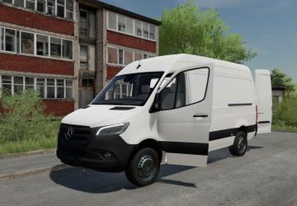 Mercedes-Benz Sprinter L2H2 2021версия 1.0.0.0 для Farming Simulator 2022 (v1.8x)