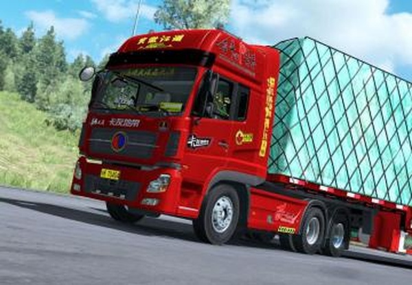 Dong Feng Tian Longверсия 1.1 для Euro Truck Simulator 2 (v1.32.x, 1.33.x)
