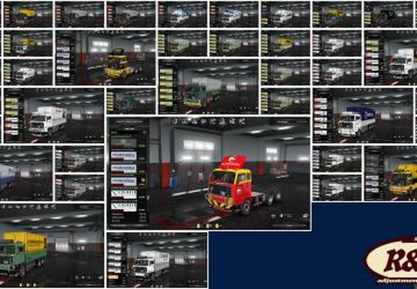 Пак скинов для VOLVO F88 by XBSверсия 1.0 для Euro Truck Simulator 2 (v1.32.x, - 1.34.x)