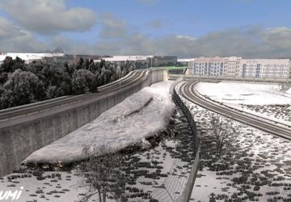 New Weather Winterверсия 1.2 для Euro Truck Simulator 2 (v1.33.x)