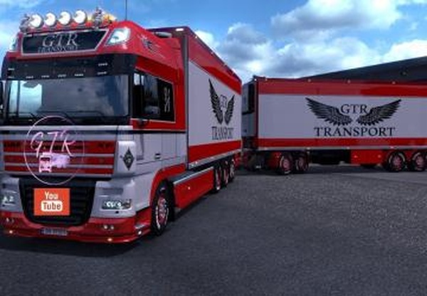 DAF XF 105 Tandemверсия 1.0 для Euro Truck Simulator 2 (v1.32.x, - 1.36.x)