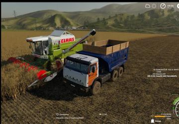КамАЗ-55111 «Совок»версия 1.3.1 a для Farming Simulator 2019 (vFarming Simulator 2019 (v1.5.x))