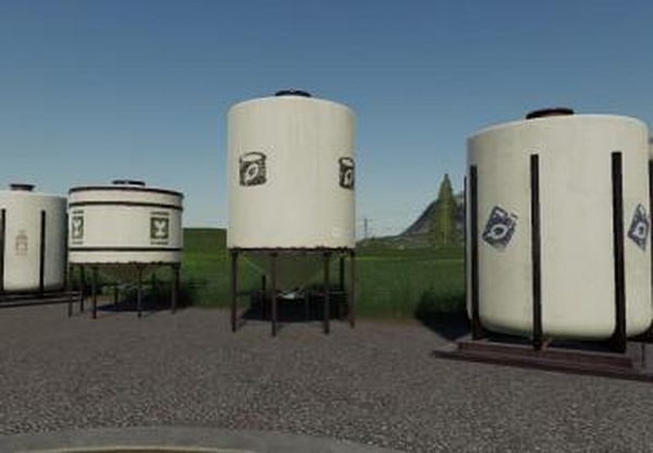 Placeable Refill Tanksверсия 1.3.2.0 для Farming Simulator 2019 (v1.5.х)