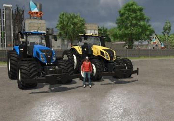 New Holland T8 Genesis Seriesверсия 1.1 для Farming Simulator 2025
