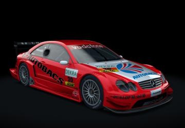 AMG Mercedes CLK DTM 2003версия 1.2 для Assetto Corsa