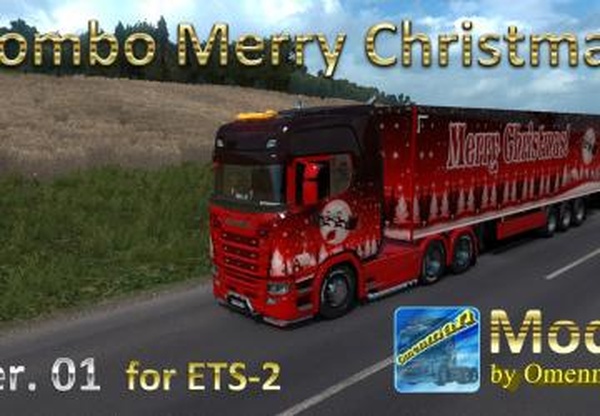 Combo Merry Christmasверсия 0.1 для Euro Truck Simulator 2 (v1.33.x)