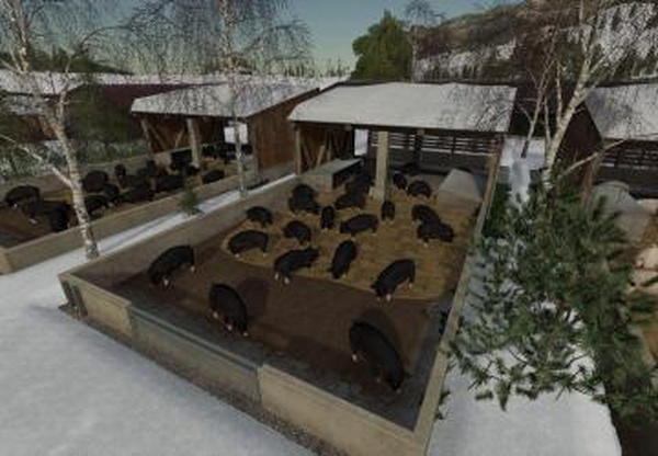 Outdoor Piglet Husbandryверсия 1.0.0.0 для Farming Simulator 2019 (v1.5.х)